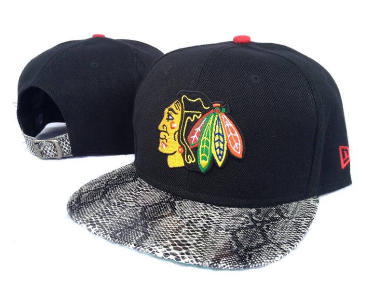 NHL Chicago Blackhawks NE Strapback Hat #03